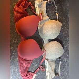 Victoria Secret 36C Push Up T-Shirt Bras-New